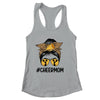 Cheer Mom Mama Parents Cheerleading Mom Messy Bun Shirt & Tank Top | siriusteestore