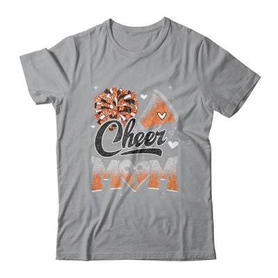 Cheer Mom Orange Cheerleading Football For Women Graphic Shirt & Tank Top | siriusteestore