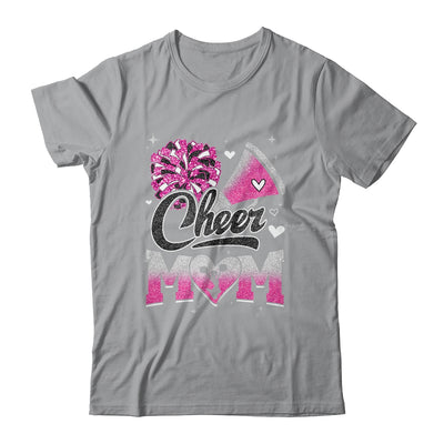 Cheer Mom Pink Cheerleading Football For Women Graphic Shirt & Tank Top | siriusteestore
