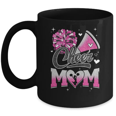 Cheer Mom Pink Cheerleading Football For Women Graphic Mug | siriusteestore