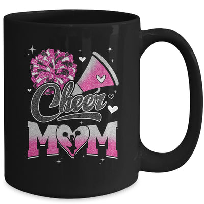 Cheer Mom Pink Cheerleading Football For Women Graphic Mug | siriusteestore