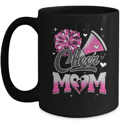 Cheer Mom Pink Cheerleading Football For Women Graphic Mug | siriusteestore