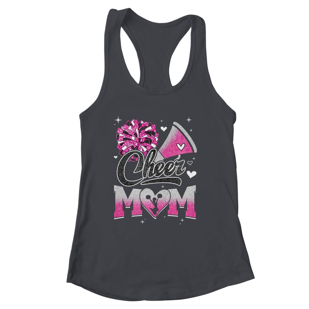 Cheer Mom Pink Cheerleading Football For Women Graphic Shirt & Tank Top | siriusteestore