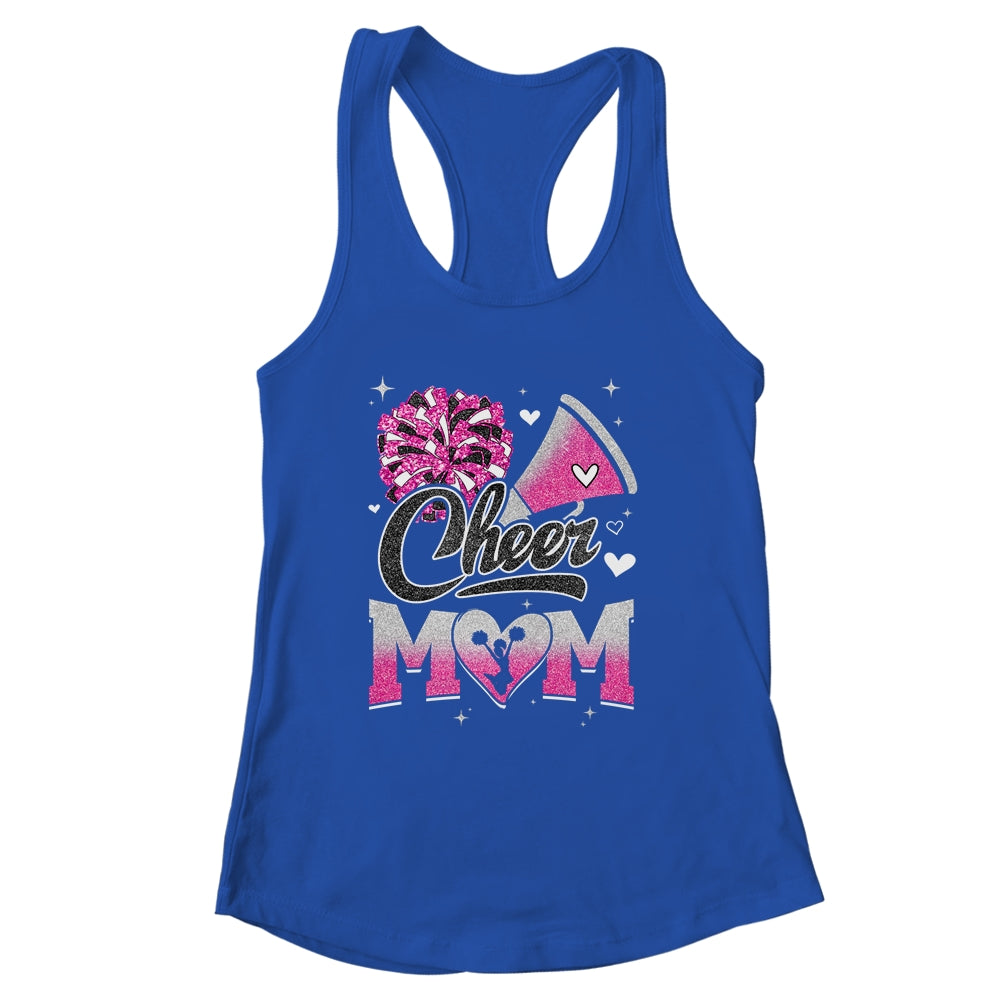 Cheer Mom Pink Cheerleading Football For Women Graphic Shirt & Tank Top | siriusteestore