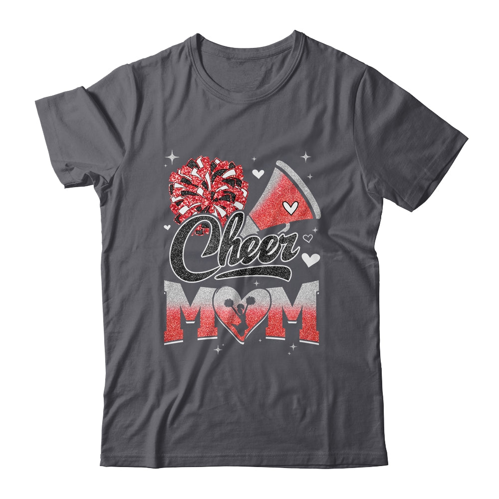 Cheer Mom Red Cheerleading Football For Women Graphic Shirt & Tank Top | siriusteestore