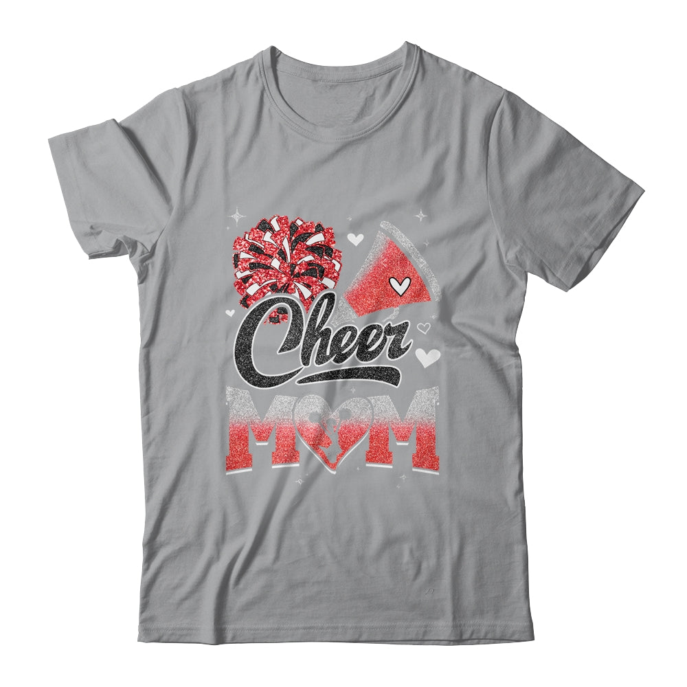 Cheer Mom Red Cheerleading Football For Women Graphic Shirt & Tank Top | siriusteestore