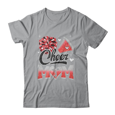 Cheer Mom Red Cheerleading Football For Women Graphic Shirt & Tank Top | siriusteestore