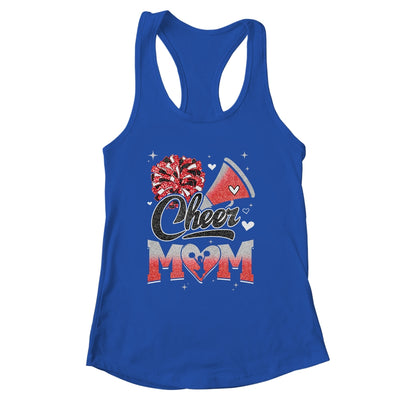 Cheer Mom Red Cheerleading Football For Women Graphic Shirt & Tank Top | siriusteestore