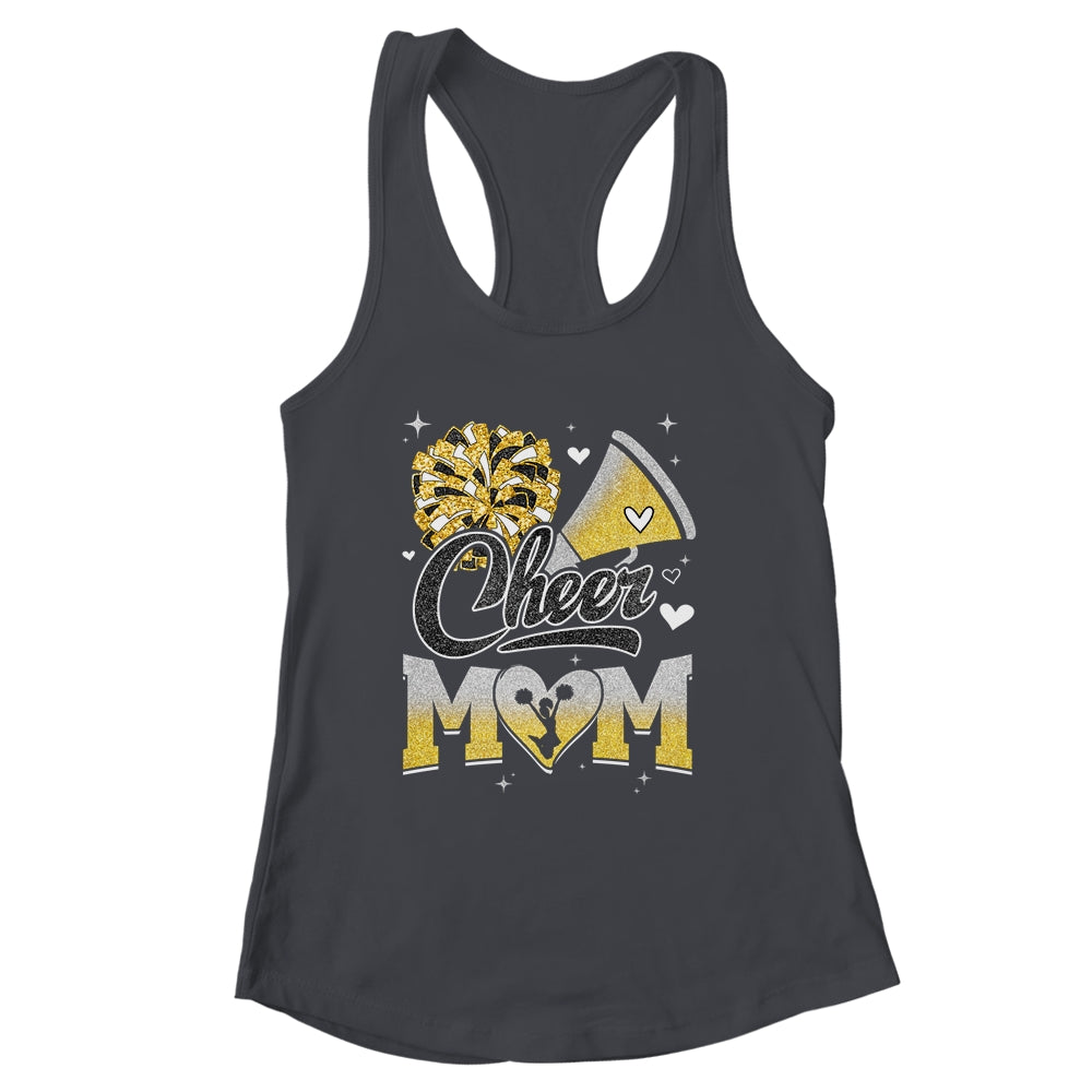 Cheer Mom Yellow Cheerleading Football For Women Graphic Shirt & Tank Top | siriusteestore