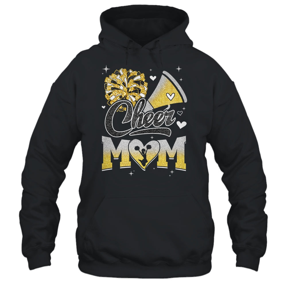 Cheer Mom Yellow Cheerleading Football For Women Graphic Shirt & Tank Top | siriusteestore