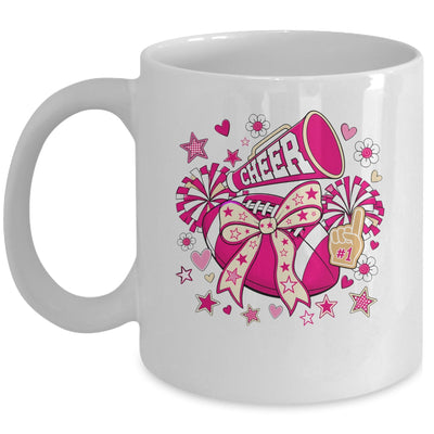 Cheer Ribbon Coquette Pink Cherring Cheer Leader Girl Women Mug | siriusteestore