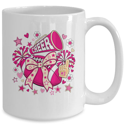 Cheer Ribbon Coquette Pink Cherring Cheer Leader Girl Women Mug | siriusteestore