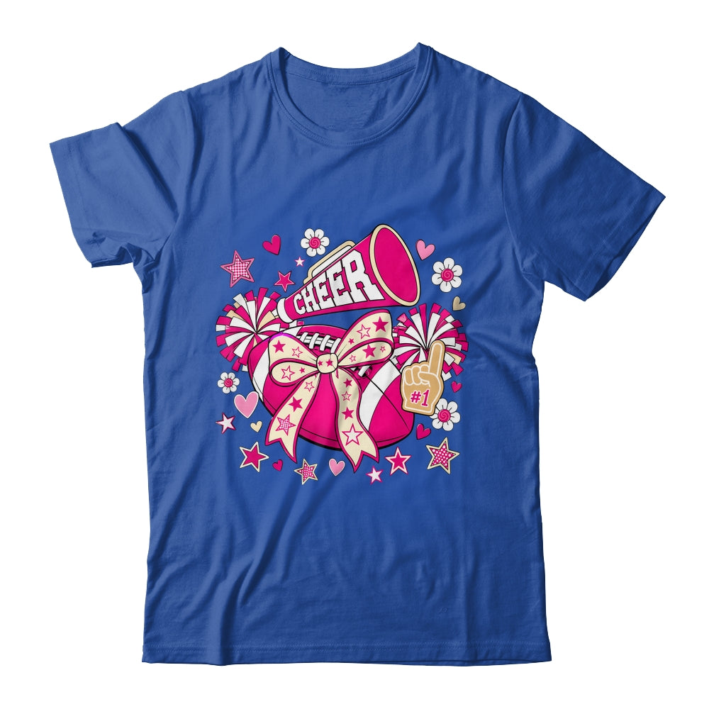 Cheer Ribbon Coquette Pink Cherring Cheer Leader Girl Women Shirt & Tank Top | siriusteestore