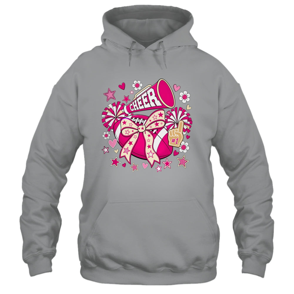 Cheer Ribbon Coquette Pink Cherring Cheer Leader Girl Women Shirt & Tank Top | siriusteestore