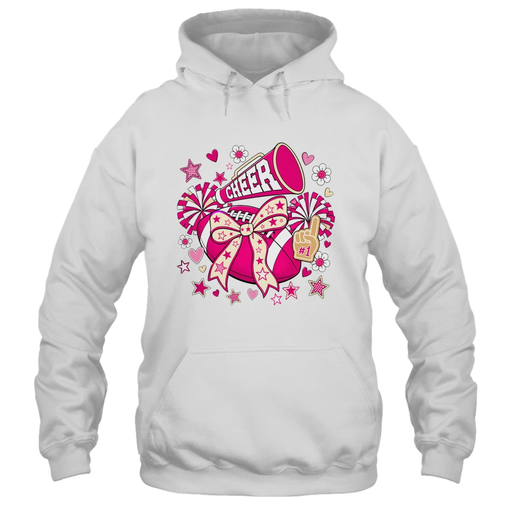 Cheer Ribbon Coquette Pink Cherring Cheer Leader Girl Women Shirt & Tank Top | siriusteestore
