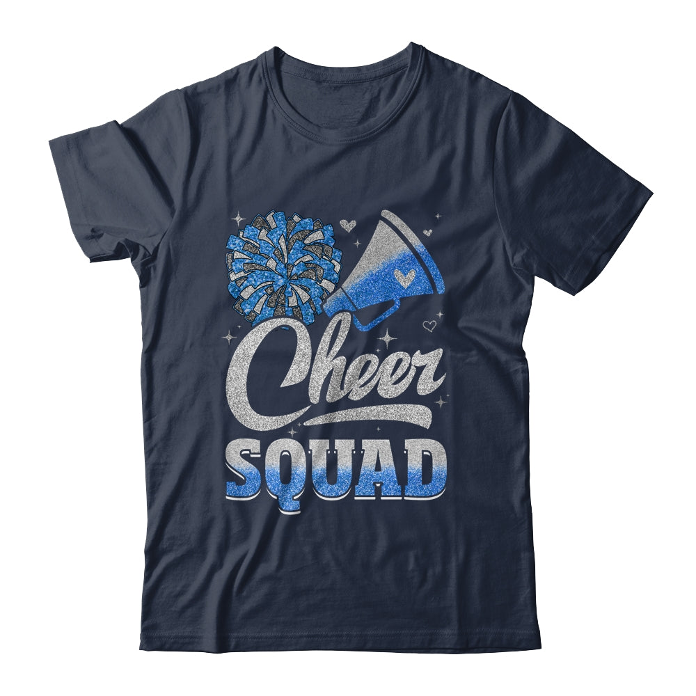 Cheer Squad Funny Cheerleader Cheerleading Blue Women Girl Shirt & Tank Top | siriusteestore