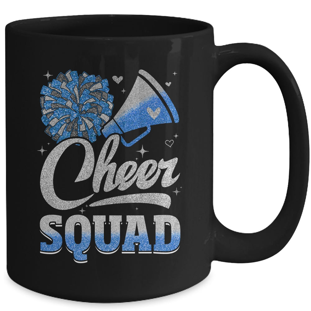 Cheer Squad Funny Cheerleader Cheerleading Blue Women Girl Mug | siriusteestore