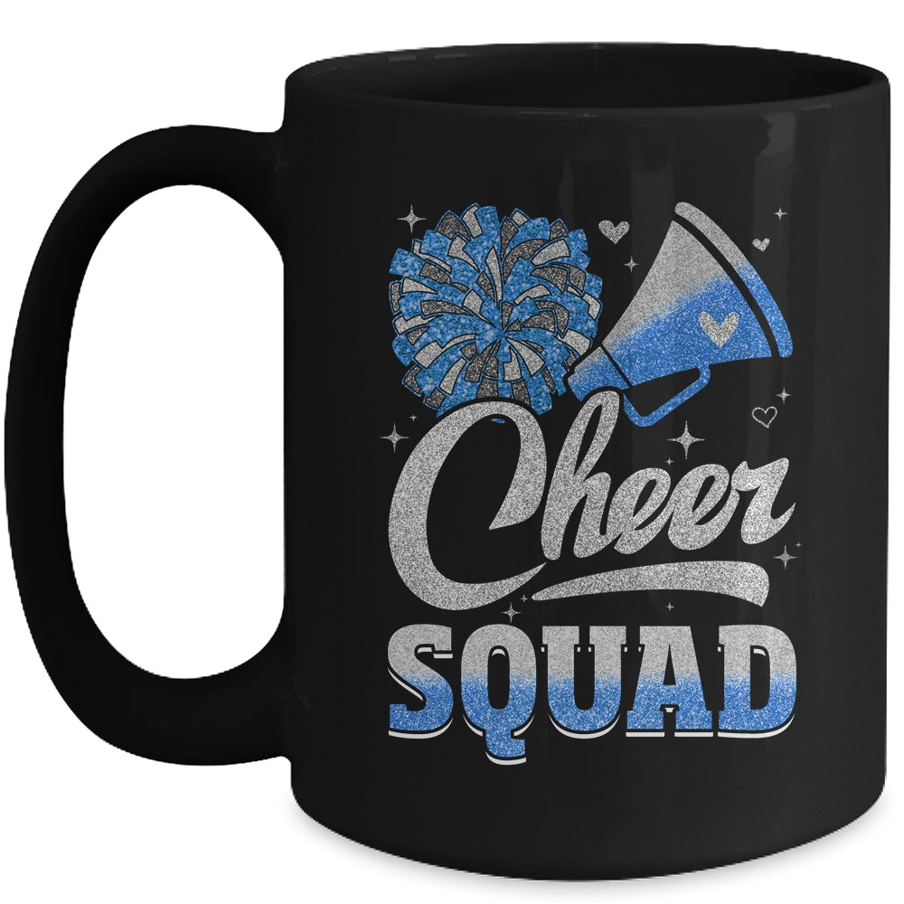 Cheer Squad Funny Cheerleader Cheerleading Blue Women Girl Mug | siriusteestore