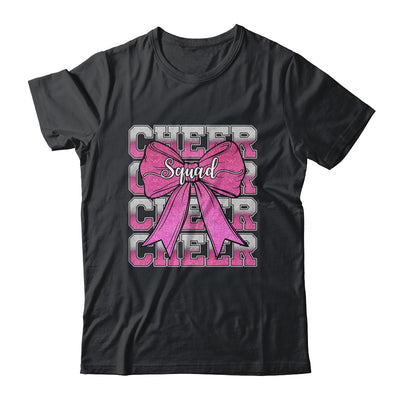 Cheer Squad Funny Cheerleader Cheerleading Coquette Bow Pink Shirt & Tank Top | siriusteestore