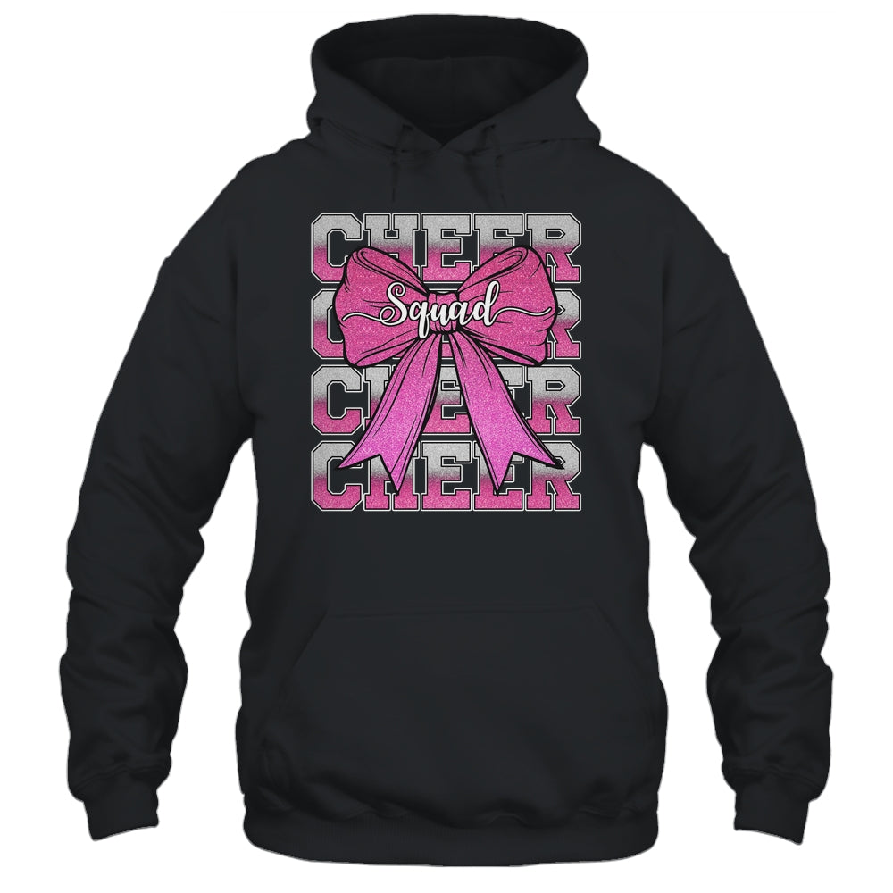 Cheer Squad Funny Cheerleader Cheerleading Coquette Bow Pink Shirt & Tank Top | siriusteestore