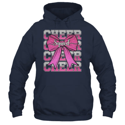 Cheer Squad Funny Cheerleader Cheerleading Coquette Bow Pink Shirt & Tank Top | siriusteestore