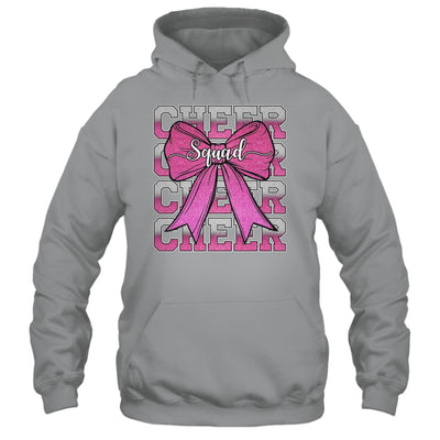 Cheer Squad Funny Cheerleader Cheerleading Coquette Bow Pink Shirt & Tank Top | siriusteestore