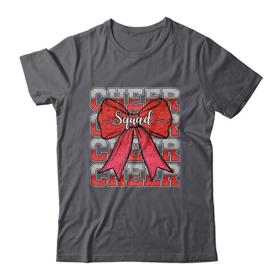 Cheer Squad Funny Cheerleader Cheerleading Coquette Bow Red Shirt & Tank Top | siriusteestore