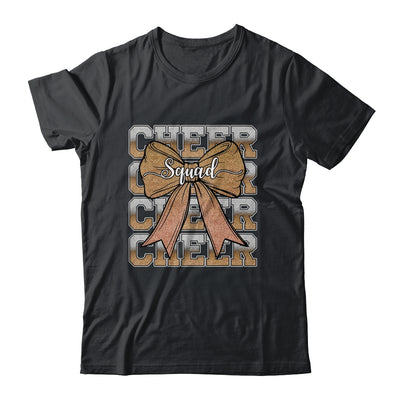 Cheer Squad Funny Cheerleader Cheerleading Coquette Brown Shirt & Tank Top | siriusteestore