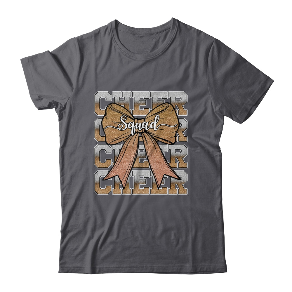 Cheer Squad Funny Cheerleader Cheerleading Coquette Brown Shirt & Tank Top | siriusteestore