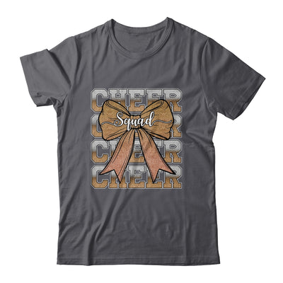 Cheer Squad Funny Cheerleader Cheerleading Coquette Brown Shirt & Tank Top | siriusteestore