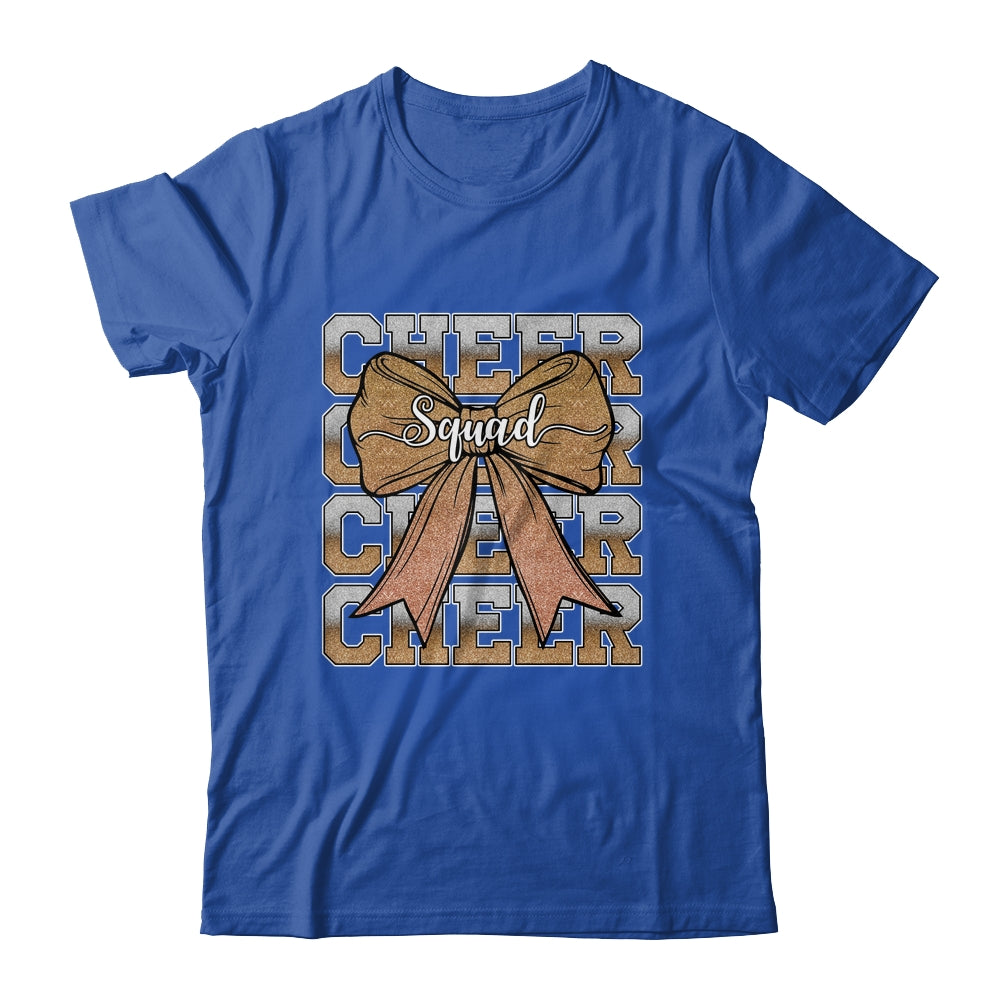Cheer Squad Funny Cheerleader Cheerleading Coquette Brown Shirt & Tank Top | siriusteestore