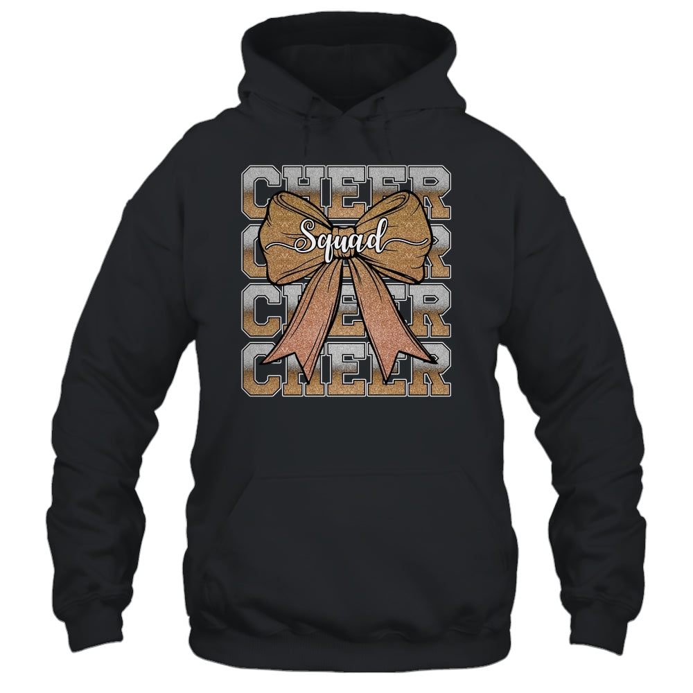 Cheer Squad Funny Cheerleader Cheerleading Coquette Brown Shirt & Tank Top | siriusteestore