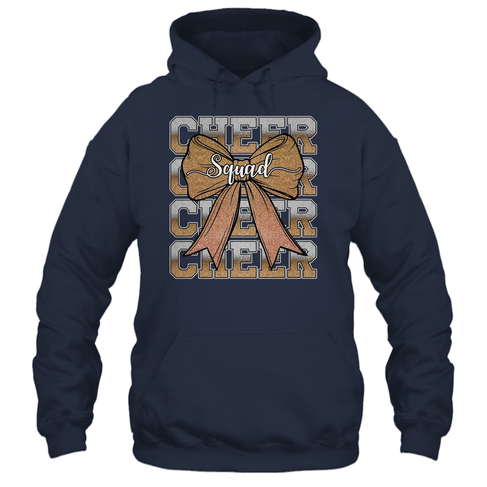 Cheer Squad Funny Cheerleader Cheerleading Coquette Brown Shirt & Tank Top | siriusteestore