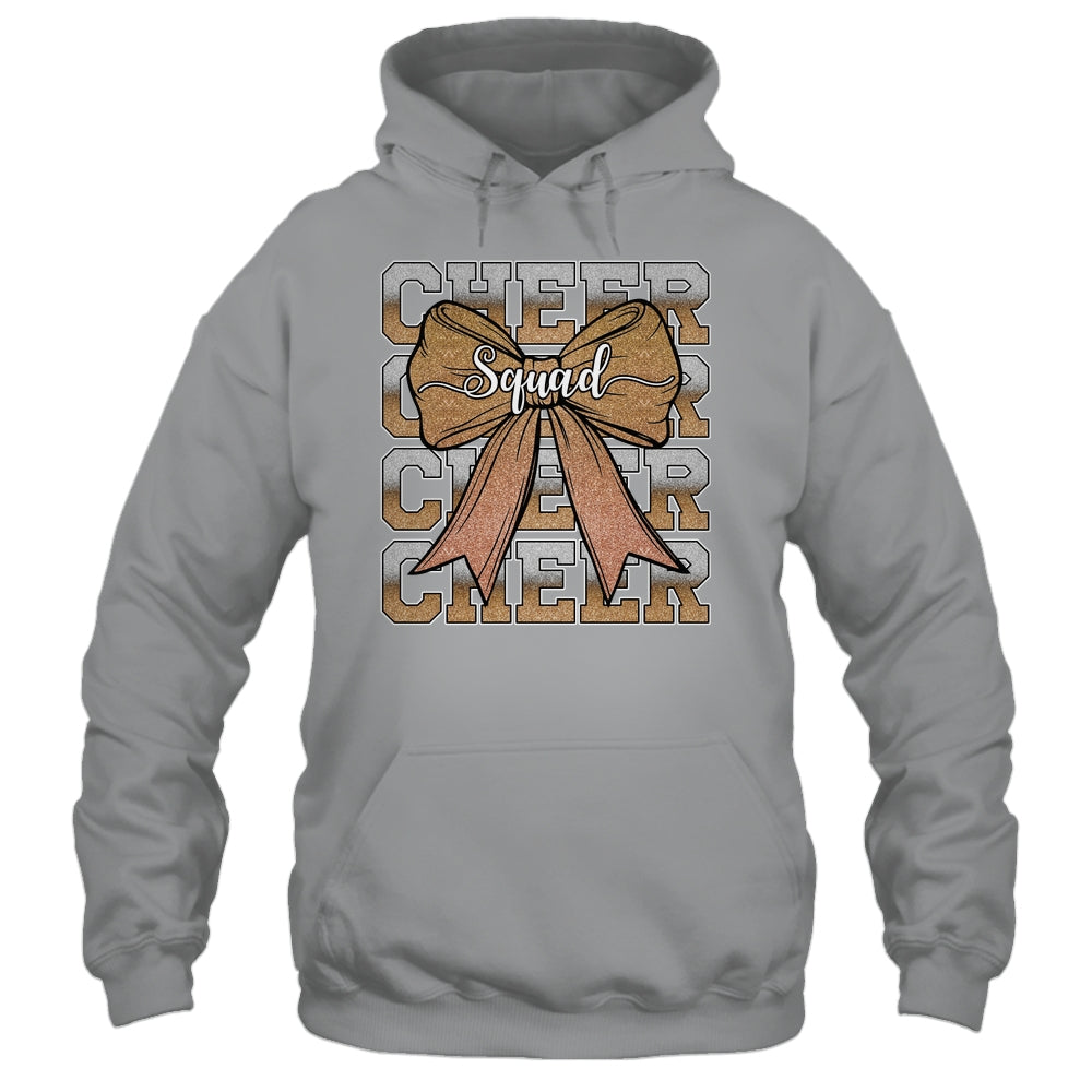 Cheer Squad Funny Cheerleader Cheerleading Coquette Brown Shirt & Tank Top | siriusteestore