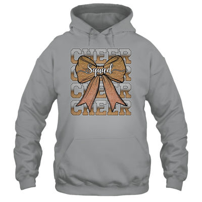 Cheer Squad Funny Cheerleader Cheerleading Coquette Brown Shirt & Tank Top | siriusteestore