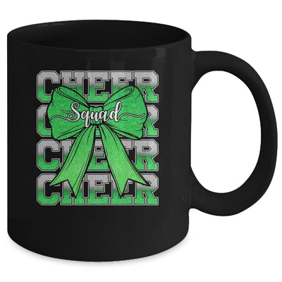 Cheer Squad Funny Cheerleader Cheerleading Coquette Green Mug | siriusteestore