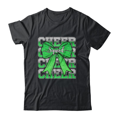 Cheer Squad Funny Cheerleader Cheerleading Coquette Green Shirt & Tank Top | siriusteestore