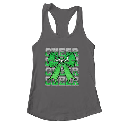 Cheer Squad Funny Cheerleader Cheerleading Coquette Green Shirt & Tank Top | siriusteestore