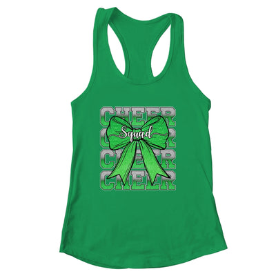Cheer Squad Funny Cheerleader Cheerleading Coquette Green Shirt & Tank Top | siriusteestore