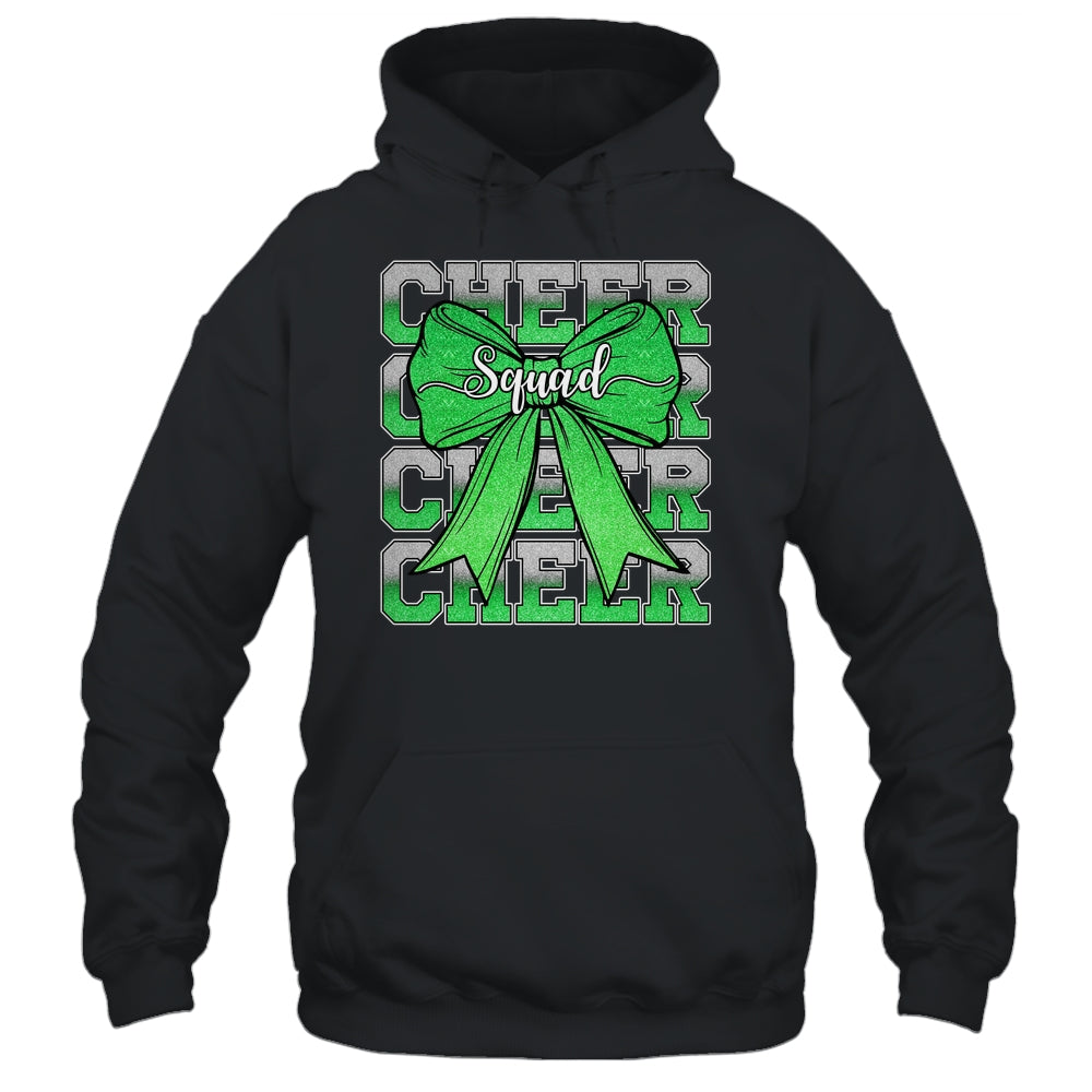 Cheer Squad Funny Cheerleader Cheerleading Coquette Green Shirt & Tank Top | siriusteestore