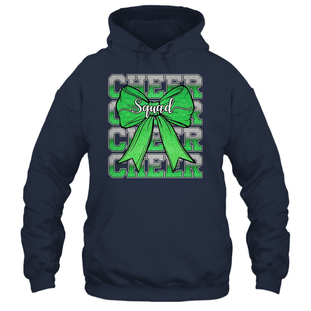 Cheer Squad Funny Cheerleader Cheerleading Coquette Green Shirt & Tank Top | siriusteestore