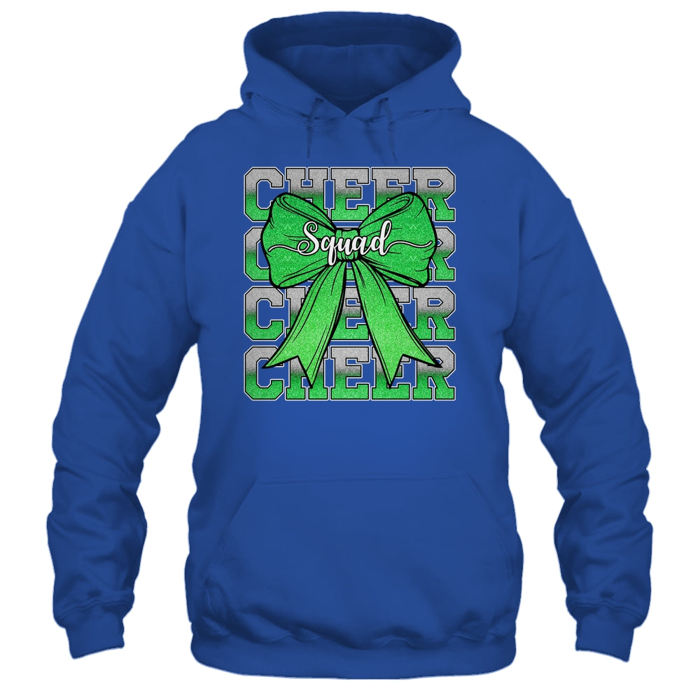 Cheer Squad Funny Cheerleader Cheerleading Coquette Green Shirt & Tank Top | siriusteestore