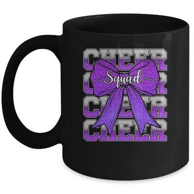 Cheer Squad Funny Cheerleader Cheerleading Coquette Purple Mug | siriusteestore