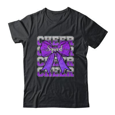 Cheer Squad Funny Cheerleader Cheerleading Coquette Purple Shirt & Tank Top | siriusteestore