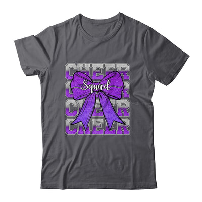 Cheer Squad Funny Cheerleader Cheerleading Coquette Purple Shirt & Tank Top | siriusteestore