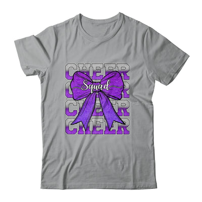 Cheer Squad Funny Cheerleader Cheerleading Coquette Purple Shirt & Tank Top | siriusteestore