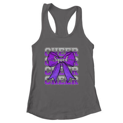 Cheer Squad Funny Cheerleader Cheerleading Coquette Purple Shirt & Tank Top | siriusteestore