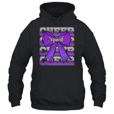 Cheer Squad Funny Cheerleader Cheerleading Coquette Purple Shirt & Tank Top | siriusteestore