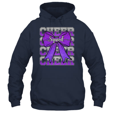 Cheer Squad Funny Cheerleader Cheerleading Coquette Purple Shirt & Tank Top | siriusteestore