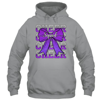 Cheer Squad Funny Cheerleader Cheerleading Coquette Purple Shirt & Tank Top | siriusteestore
